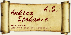 Ankica Stokanić vizit kartica